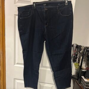 a.n.a Dark Indigo Ankle Jeans